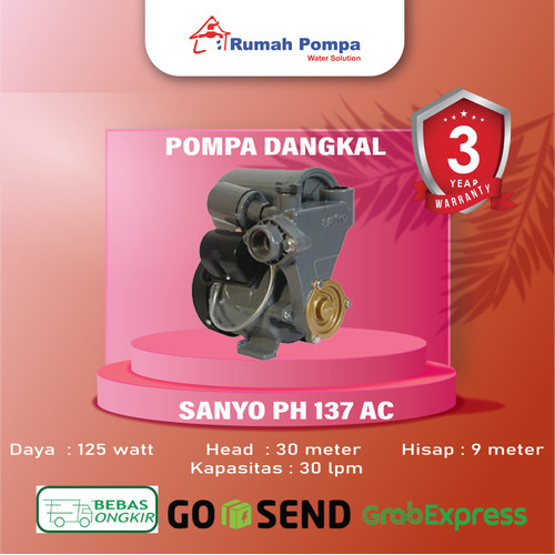 PH 137 AC Pompa Air Sumur Dangkal Sanyo