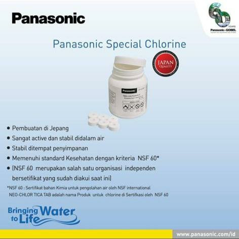 Paket Panasonic Special Chlorine (Kaporit Sertifikasi Jepang)