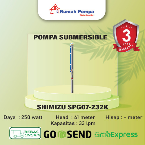 Pompa Submersible Shimizu SPG07-232K BIT