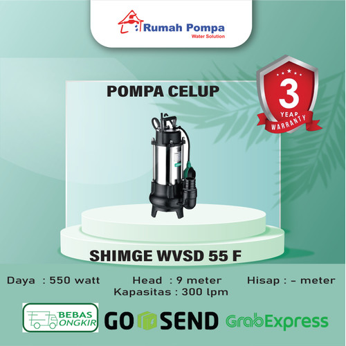 Pompa Celup Air Kotor SHIMGE WVSD-55F 550 watt