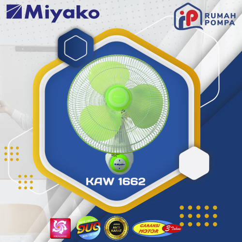 MIYAKO Wall Fan KAW 1662 16 inch Tali