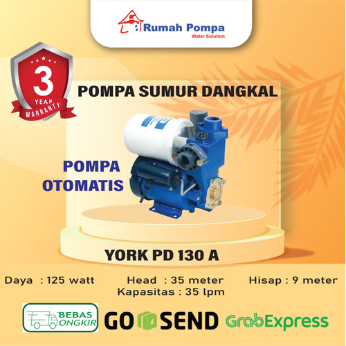 Pompa Air Otomatis YORK PD 130 A