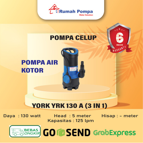 POMPA CELUP YORK YRK 130 AUTO (3 in 1)