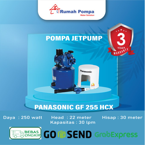 MESIN POMPA JETPUMP PANASONIC GF 255 HCX