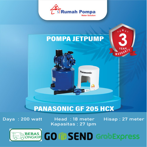 MESIN POMPA JETPUMP PANASONIC GF-205HCX