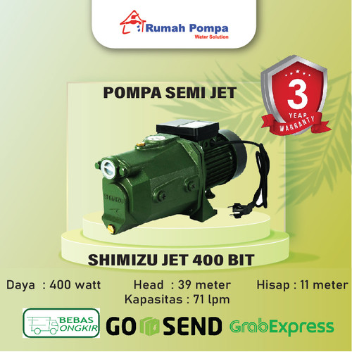 Pompa Semi Jet Shimizu Jet 400 BIT Original