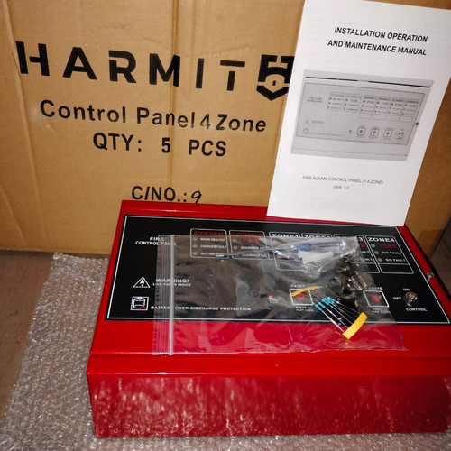 CONTROL PANEL 4 ZONE HARMIT FIRE ALARM