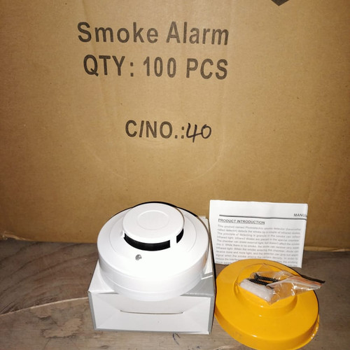 FIRE ALARM SMOKE DETECTOR HARMIT MURAH