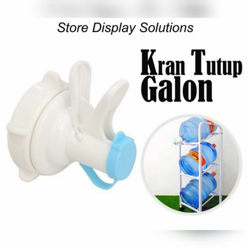 Kran Rak Tutup Galon Air Aqua Keran Dispenser Portable Water Faucet