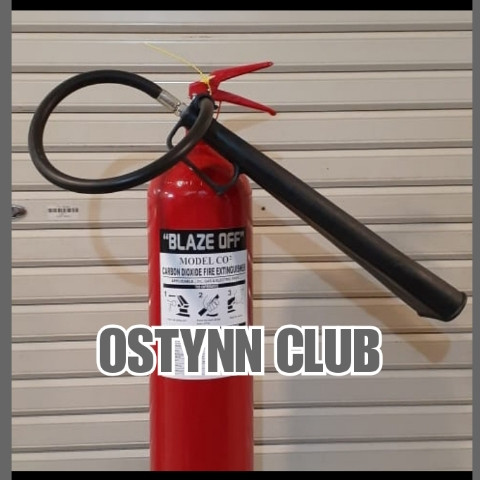 Apar co2 9kg + troly blaze off carbon dioxide fire extinguisher