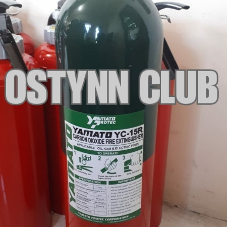 Apar yamato yc-15 carbon dioxide 6.8kg pemadam api fire extinguisher