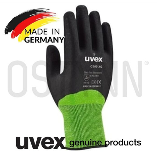 Uvex Safety Gloves 6060009 C500 Xg Sarung Tangan Safety Uvex