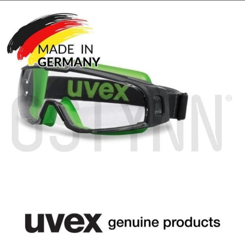 Uvex Safety Googles 9308245 U-sonic Green Frame Kacamata Safety Uvex