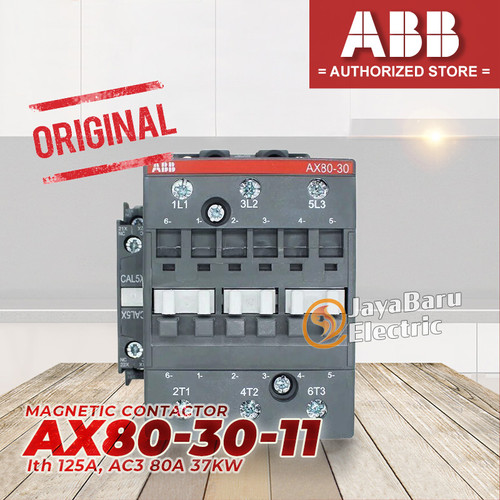 Kontaktor Contactor ABB AX80 AX80-30-11 80A 110V 220V 380V