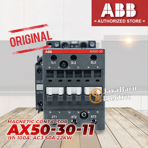 Kontaktor Contactor ABB AX50 AX50-30-11 50A 110V 220V 380V