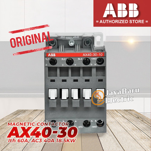 Kontaktor Contactor ABB AX40 AX40-30-10 AX40-30-01 24V 110V 220V 380V