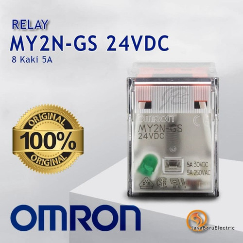 Relay OMRON MY2N-GS 24VAC 24V DC ASLI ORIGINAL