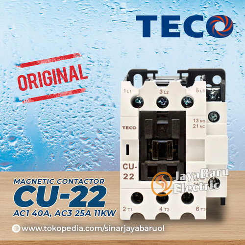 Kontaktor Contactor TECO CU-22 CU22 24V 110V 220V 380V