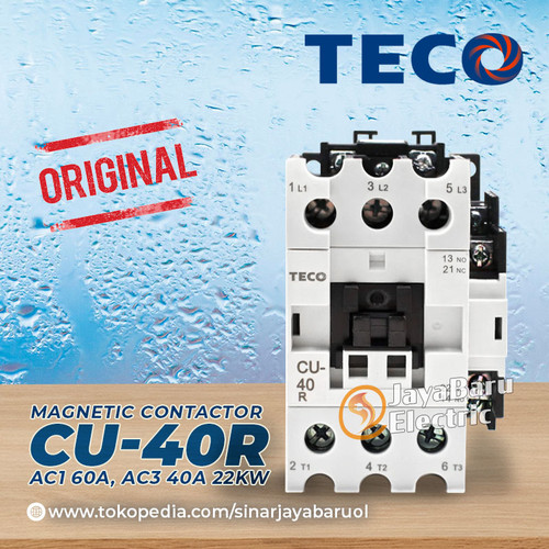 Kontaktor Contactor TECO CU-40R CU40R CU-40 CU40 110V 220V 380V