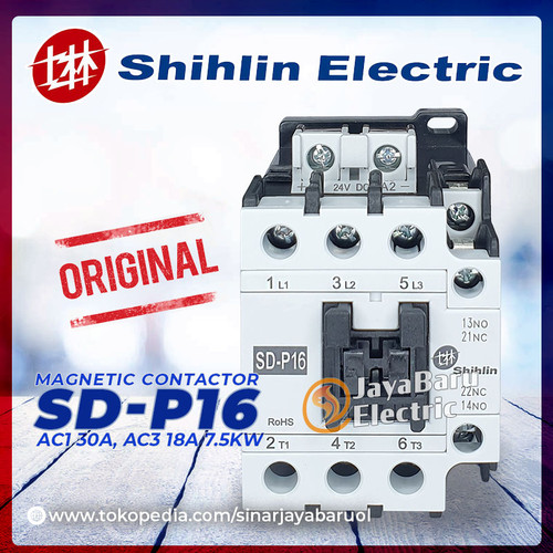 Kontaktor / Contactor SHIHLIN SD-P16 SDP16 24VDC 24V DC