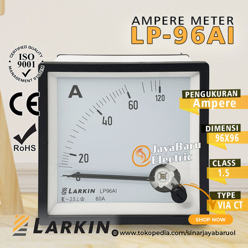 Ampermeter Ammeter Analog LARKIN LP-96AI