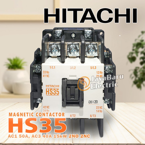 Contactor Kontaktor HITACHI HS35 110V 220V 380V