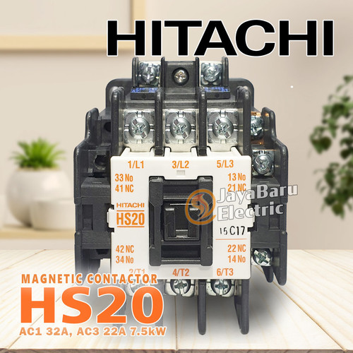 Contactor Kontaktor HITACHI HS20 110V 220V 380V