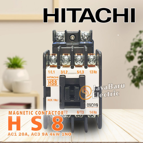 Contactor Kontaktor HITACHI HS8 110V 220V 380V