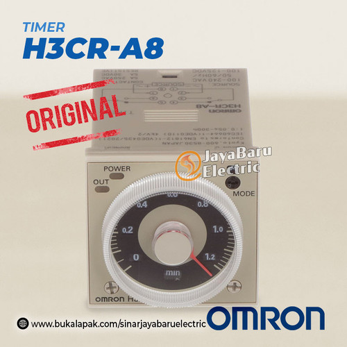 Omron Timer H3CR-A8 24V 220V ASLI ORIGINAL