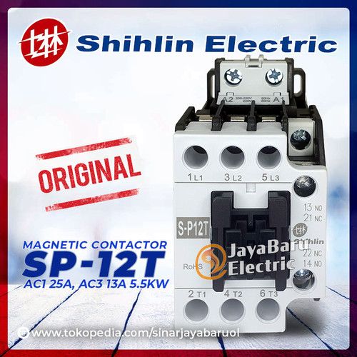 Kontaktor / Contactor SHIHLIN S-P12T SP12T SP12 24V 48V 110V 220V 380V