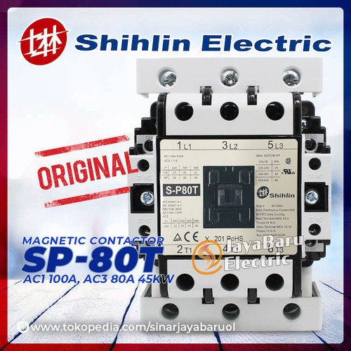 Kontaktor Contactor SHIHLIN S-P80T SP80T S-P80 SP80 110V 220V 380V