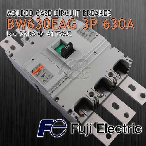 CIRCUIT BREAKER MCCB FUJI BW630EAG 3P 500A 630A