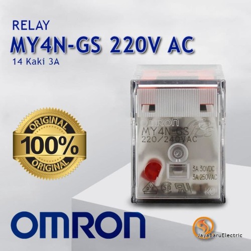 Relay OMRON MY4N-GS 220V AC ASLI ORIGINAL