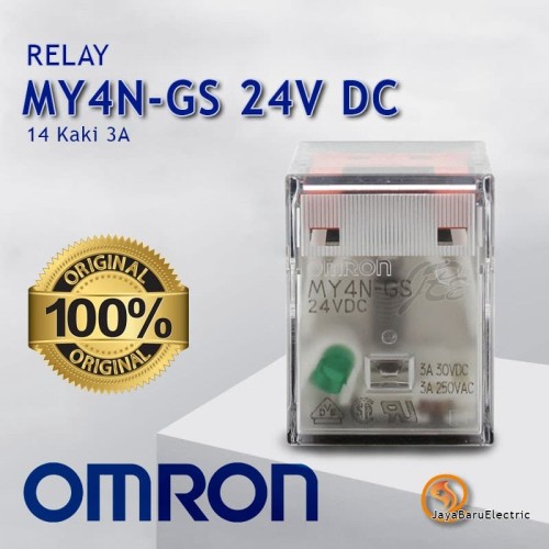 Relay OMRON MY4N-GS 24VDC 24V DC ASLI ORIGINAL