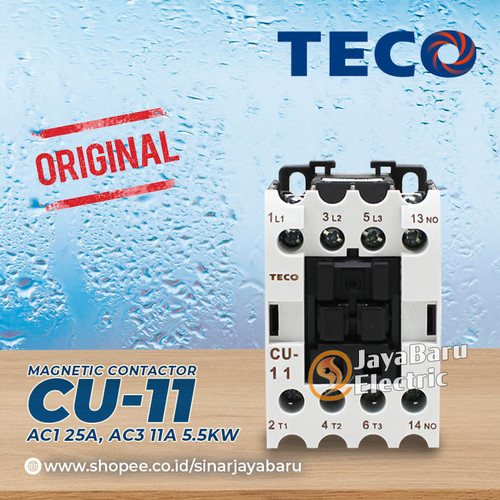 Kontaktor / Contactor TECO CU-11 CU11 24V 110V 220V 380V AC Coil