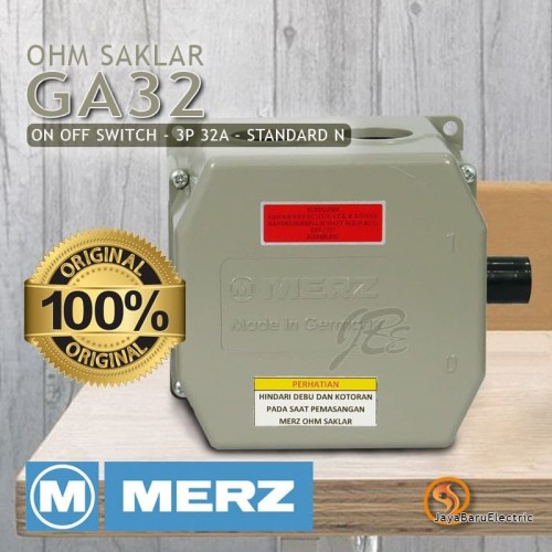 Ohm Saklar / Cam Switch / ON OFF Switch Merz 3P 32A GA32