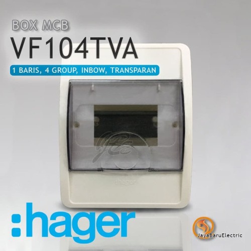 Box MCB HAGER 4 Group Inbow VF104TVA