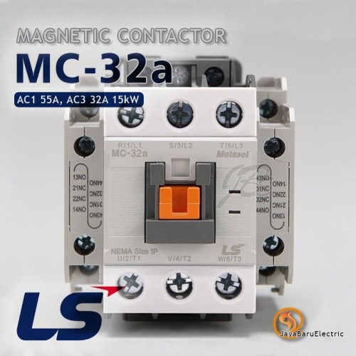 Kontaktor / Contactor LS MC-32a MC32a 110V 220V 380V AC Coil