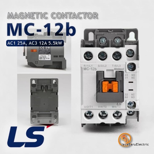 Kontaktor / Contactor LS MC-12b MC12b MC12 110V 220V 380V AC Coil