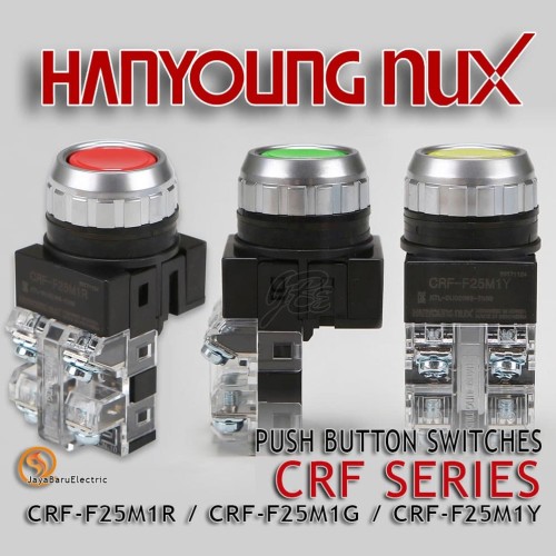 Push Button Hanyoung CRF-F25M1R CRF-F25M1G CRF-F25M1Y ganti CR-251-1