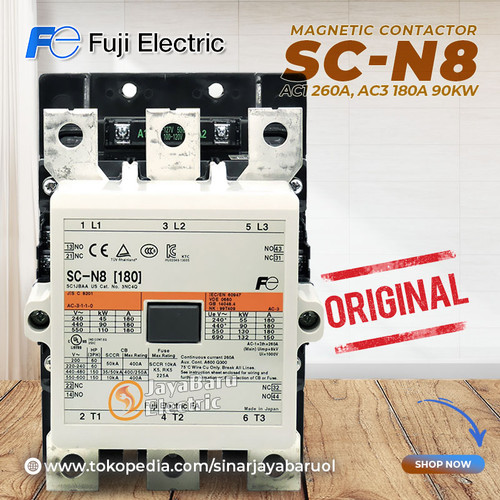 Kontaktor / Contactor Fuji SC-N8 SCN8 110V 220V 380V AC Coil