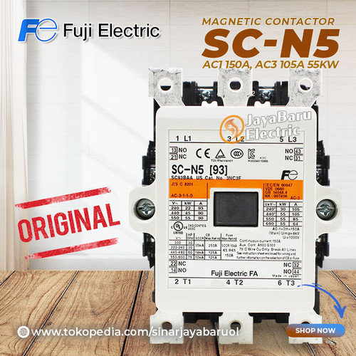 Kontaktor / Contactor Fuji SC-N5 SCN5 110V 220V 380V AC Coil