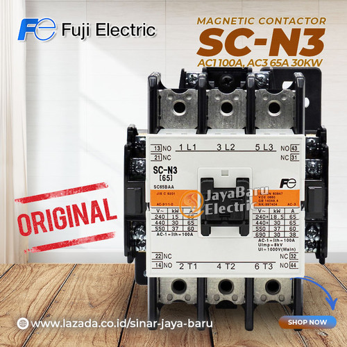 Kontaktor / Contactor Fuji SC-N3 SCN3 110V 220V 380V AC Coil