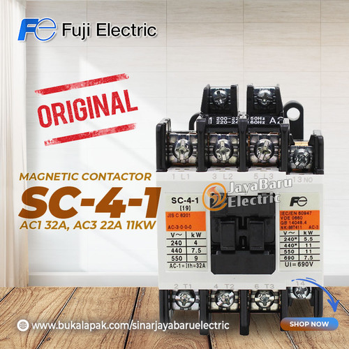 Kontaktor / Contactor Fuji SC-4-1 SC41 110V 220V 380V AC