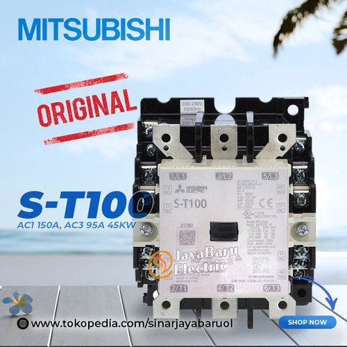 Kontaktor / Contactor Mitsubishi S-T100 ST100 110V 220V 380V AC Coil