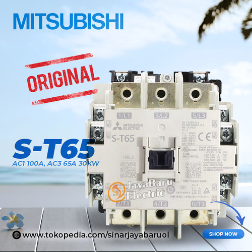 Kontaktor / Contactor Mitsubishi S-T65 ST65 110V 220V 380V AC Coil