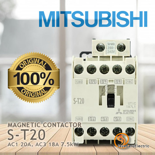 Kontaktor / Contactor Mitsubishi S-T20 ST20 110V 220V 380V AC Coil