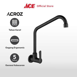 Ace Acroz Veneto Keran Dapur Leher Angsa Wall Cold - Hitam