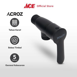 Ace Acroz Veneto Keran Stop Valve T1001 - Hitam