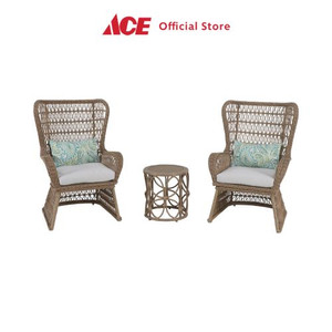 Ace Soleil Set 3 Pcs Kursi & Meja Teras Wicker Breeze